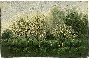 Charles-Francois Daubigny Apple Trees in Blossom Germany oil painting artist